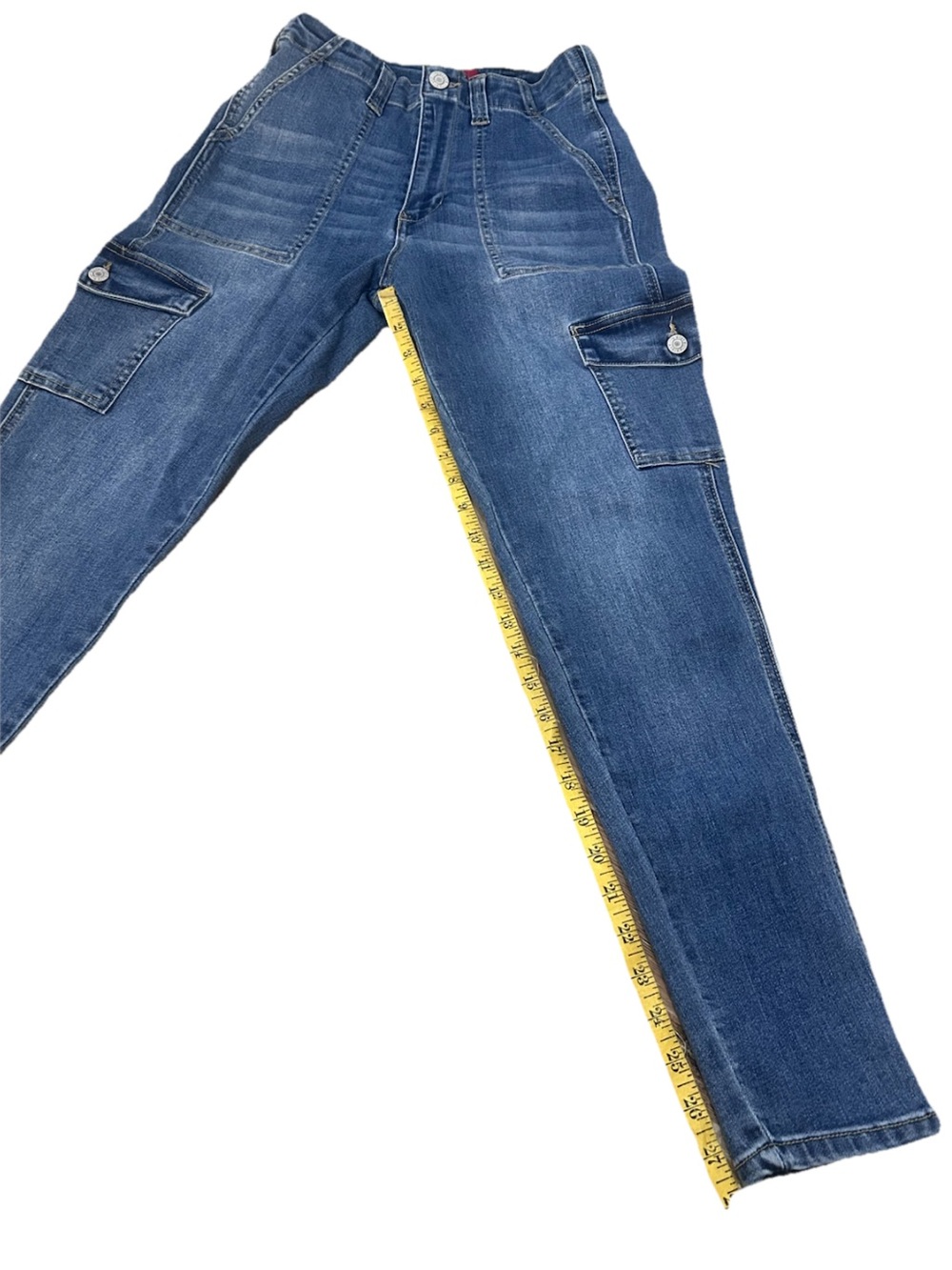 Dickies Women's Blue Skinny Cargo Jeans size 7 - Picture 3 of 8